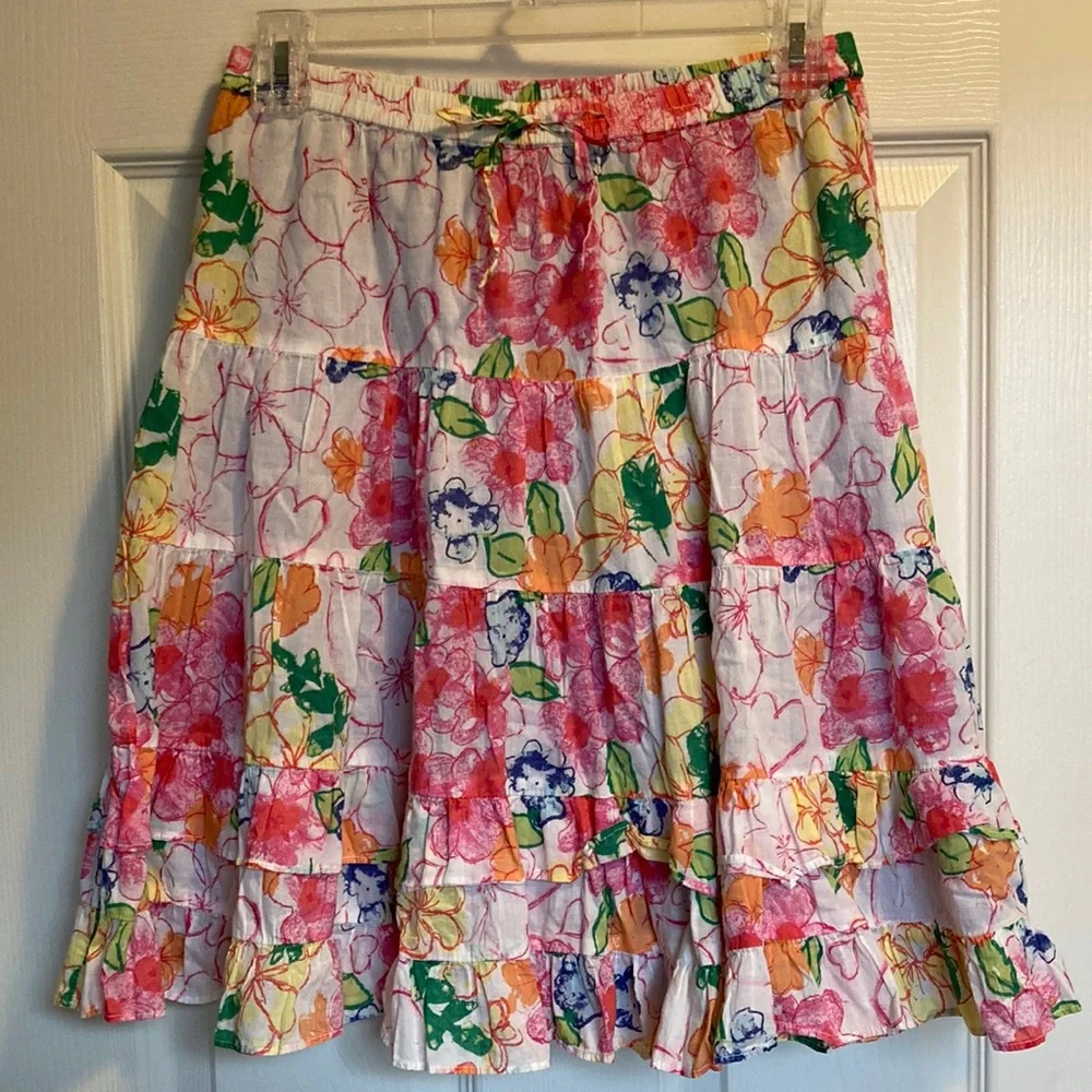 Old Navy Flowered Skirt (size kids XL)